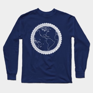 Hole-In-Tire World (white) Long Sleeve T-Shirt